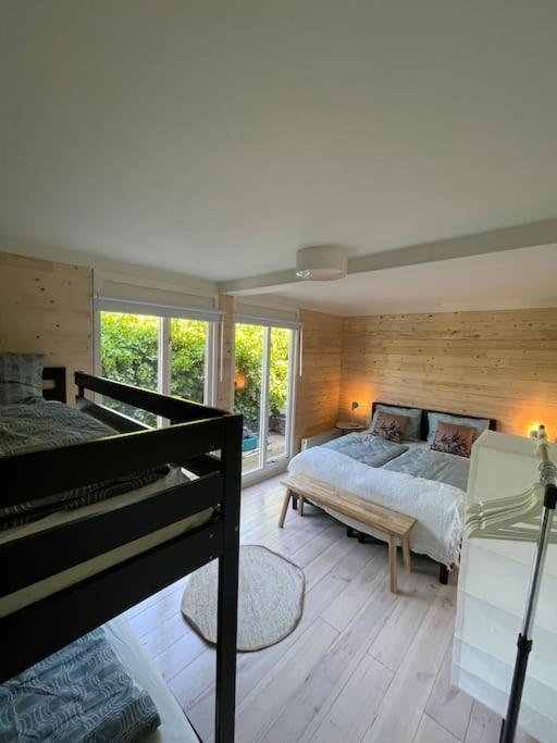 Modern Beach House For 12 Pers! With Jacuzzi Юліанадорп Екстер'єр фото